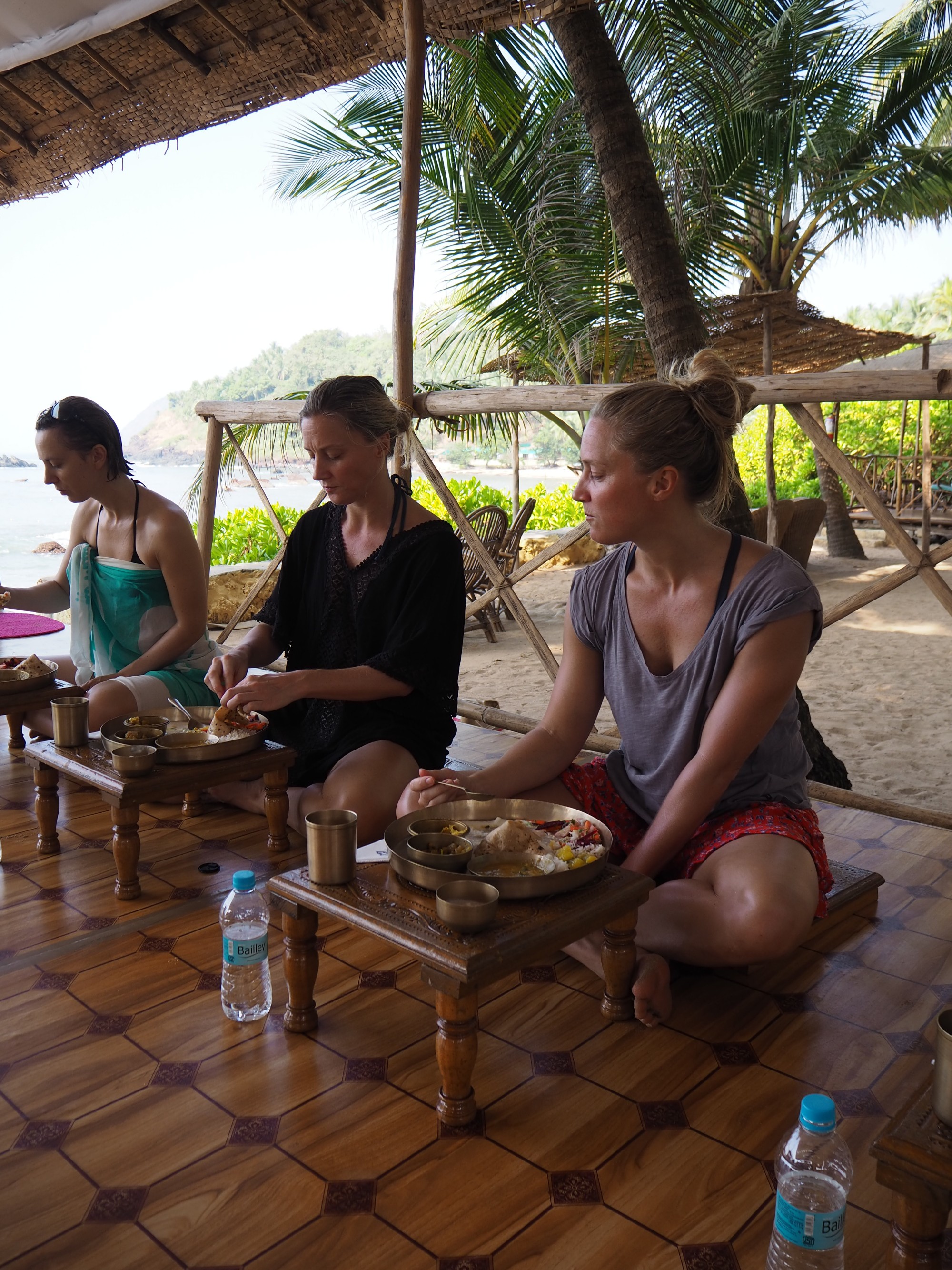 yogis som spiser etter yoga