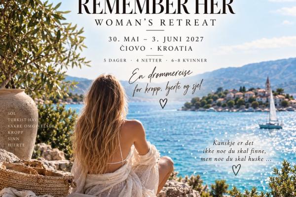 Remember Her – yogaretreat for kvinner i Kroatia