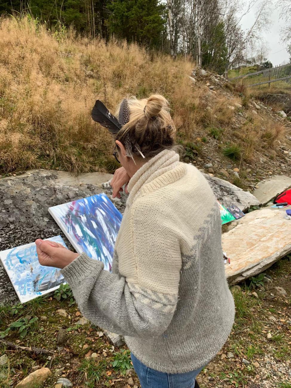 Malerkurs Elisabeth Gallefoss